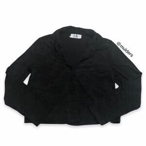 Vintage Y2k LA Los Angeles Gal Black Floral Crop Top